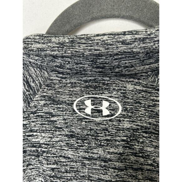 Women's Under Armor Heat Gear 1/4" Zip Pullover Small Heather Gray Long Sleeve - Picture 3 of 7